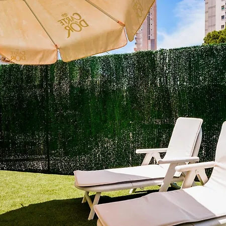 Apartamento Loft Con Terreno Privado Y Parking Compartido - A 800M De Playa Poniente Benidorm Exterior photo
