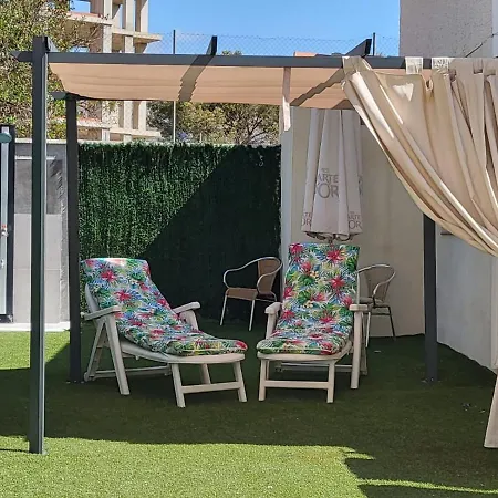 Apartamento Loft Con Terreno Privado Y Parking Compartido - A 800M De Playa Poniente Benidorm Exterior photo