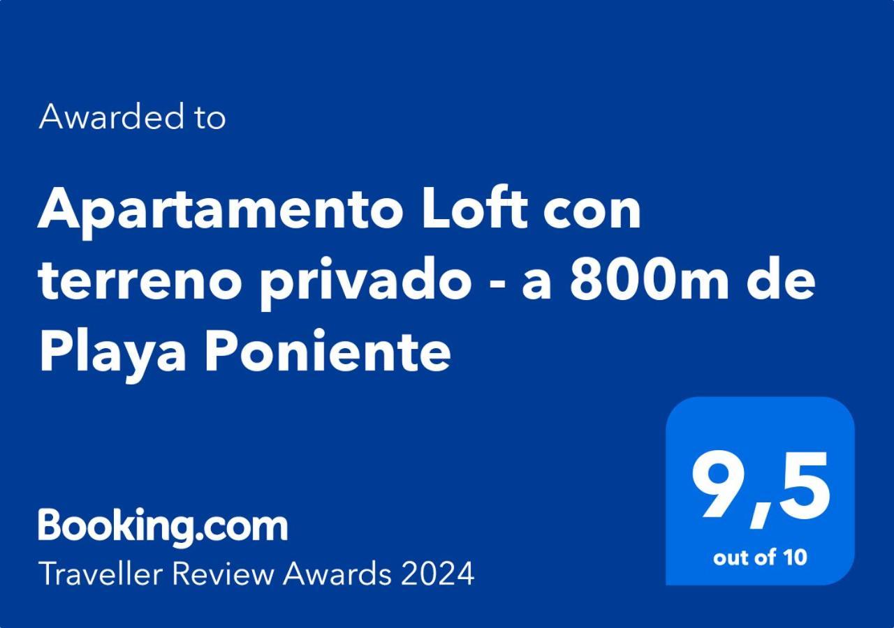Loft Con Terreno Privado Y Parking Compartido - A 800m De Playa Poniente Benidorm